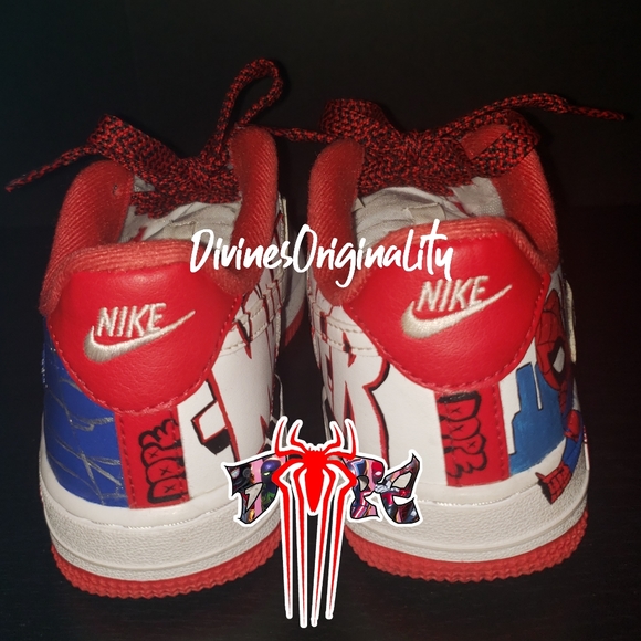 Nike air force 1 low Glow in the dark Spider-man. BLACK FRIDAY SALE - Picture 9 of 12